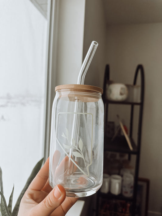 Nevada Beer Can Glass