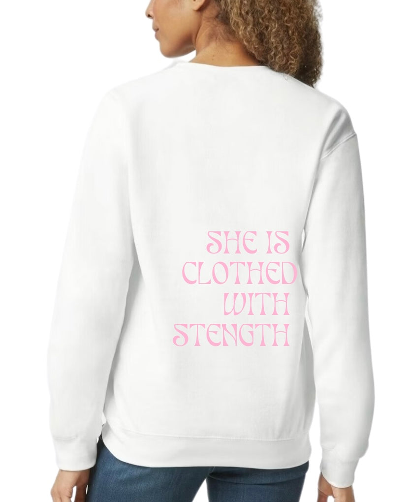 She is Clothed with Strength Crew