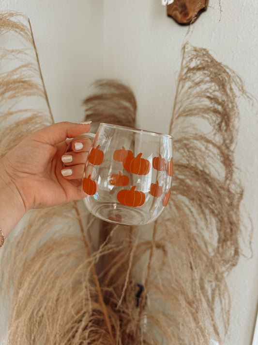 Pumpkin Glass Mug