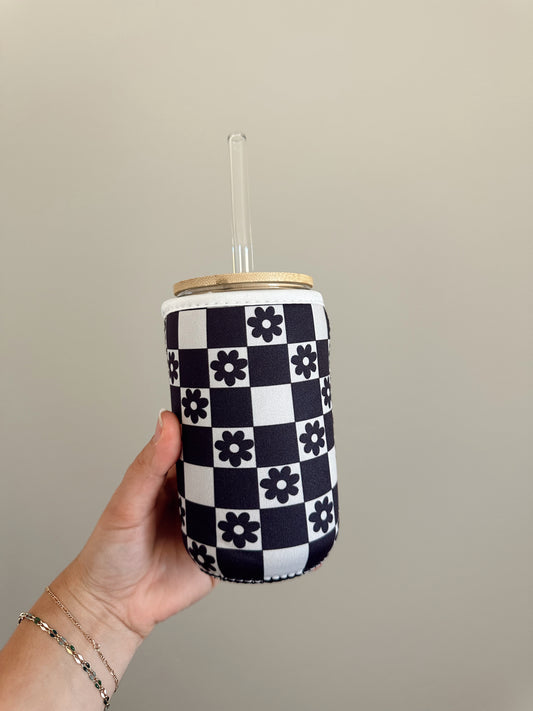 Checker Flower Sleeve