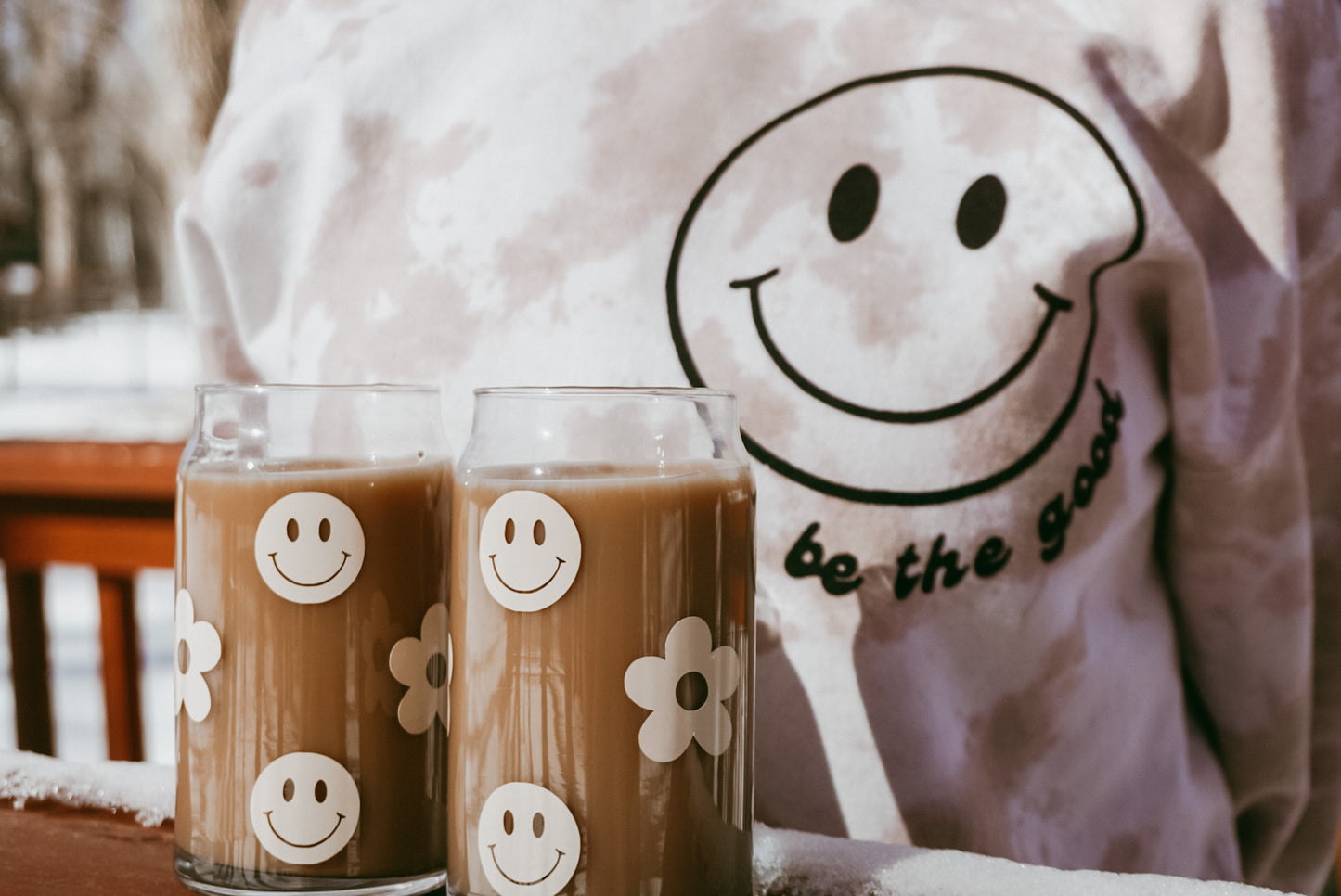 Smiley Beer Can Glasses