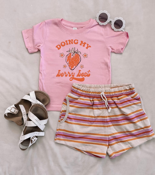 Doing My Berry Best Kids Tee