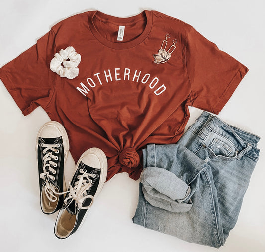 Rust Motherhood Tee
