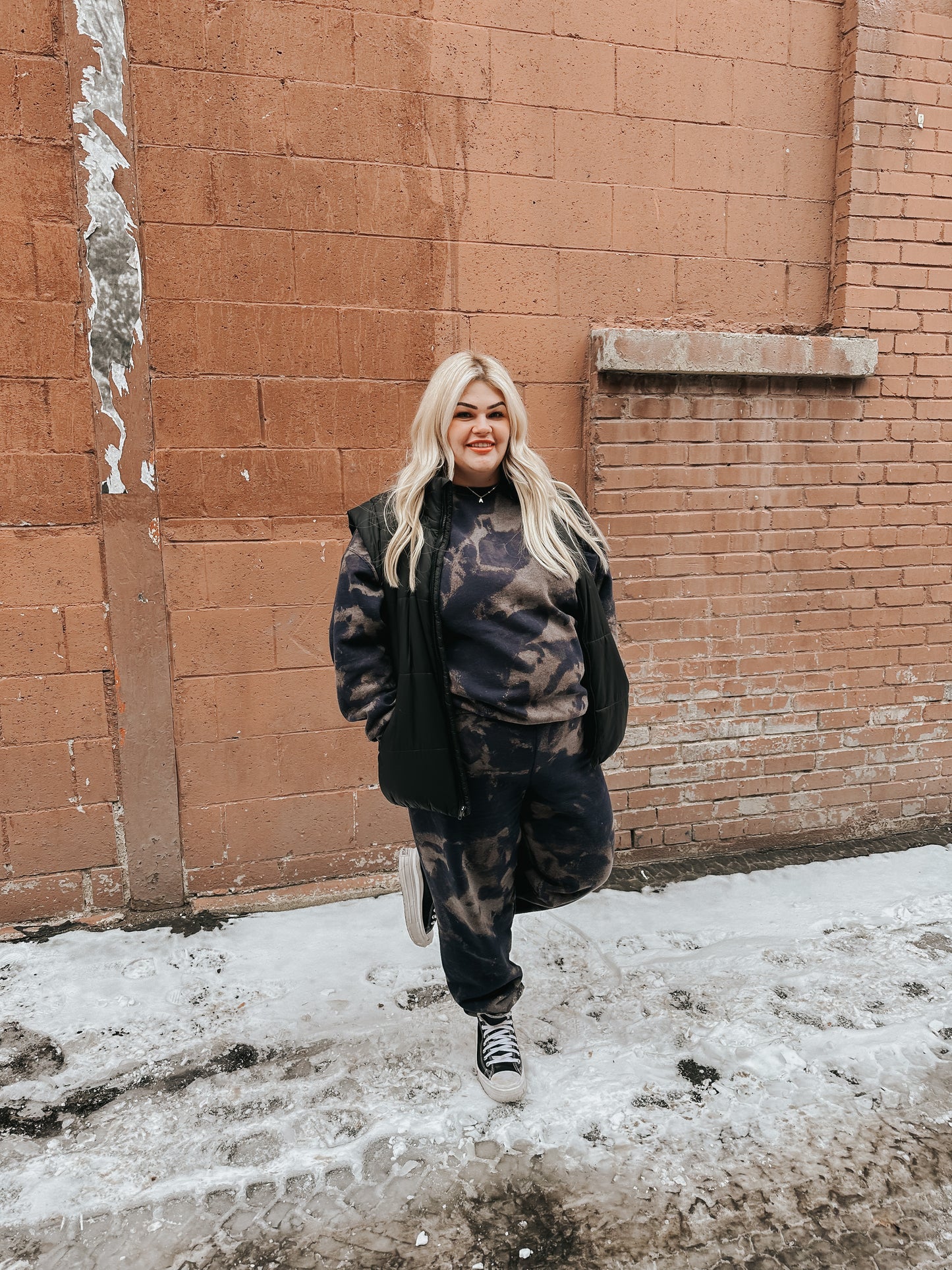 Acid Wash Sweatsuit
