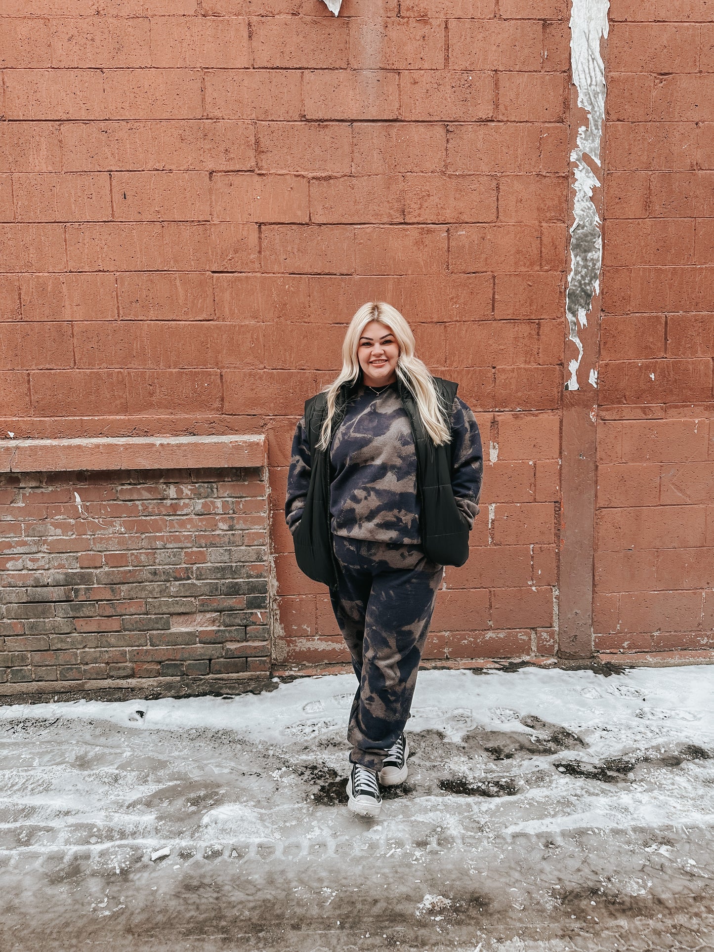 Acid Wash Sweatsuit