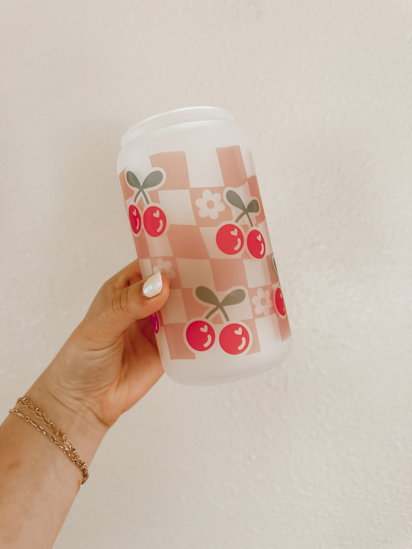 Checkered Cherry Cup