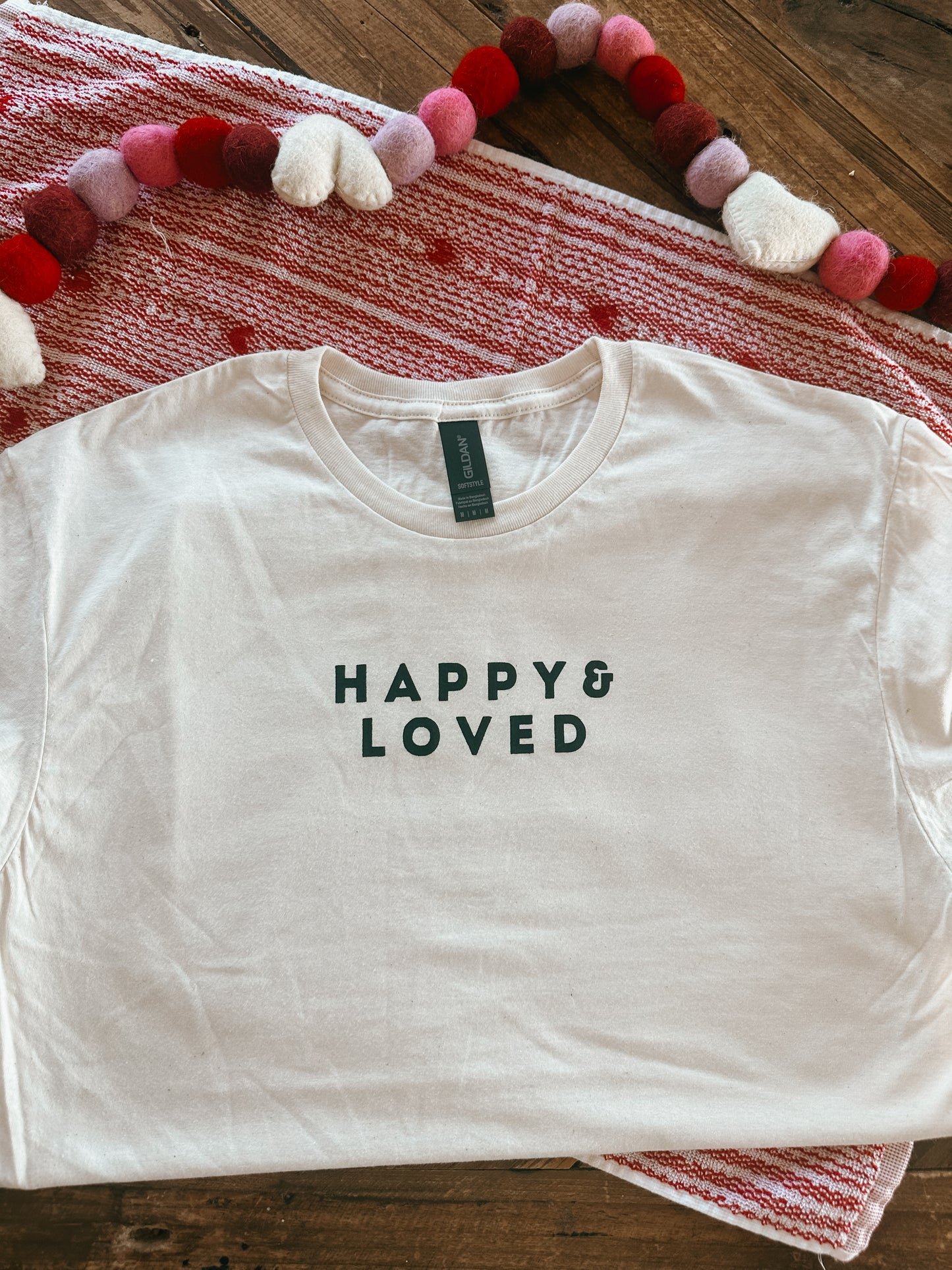 Happy & Loved Adult Tee