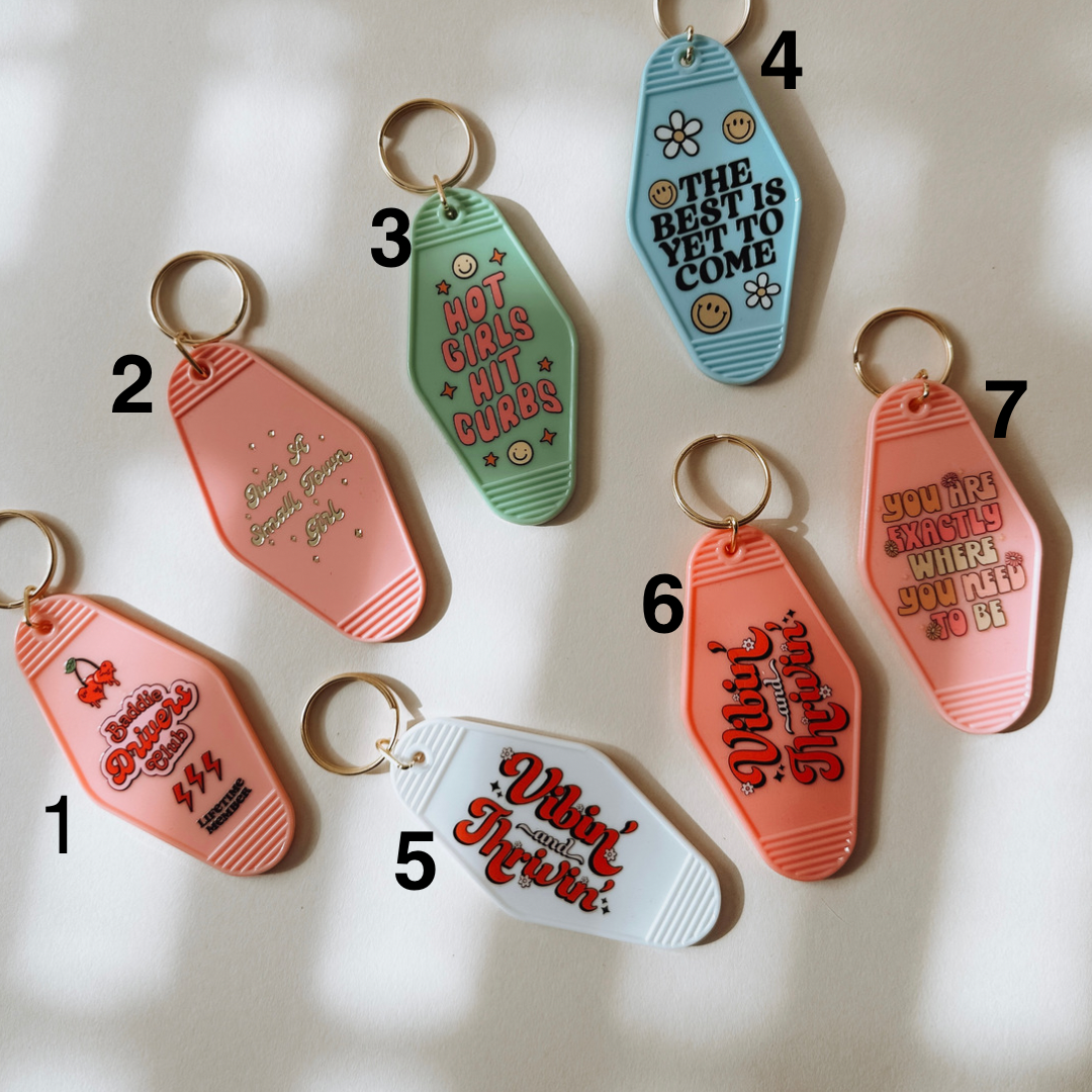 Motel Keychains