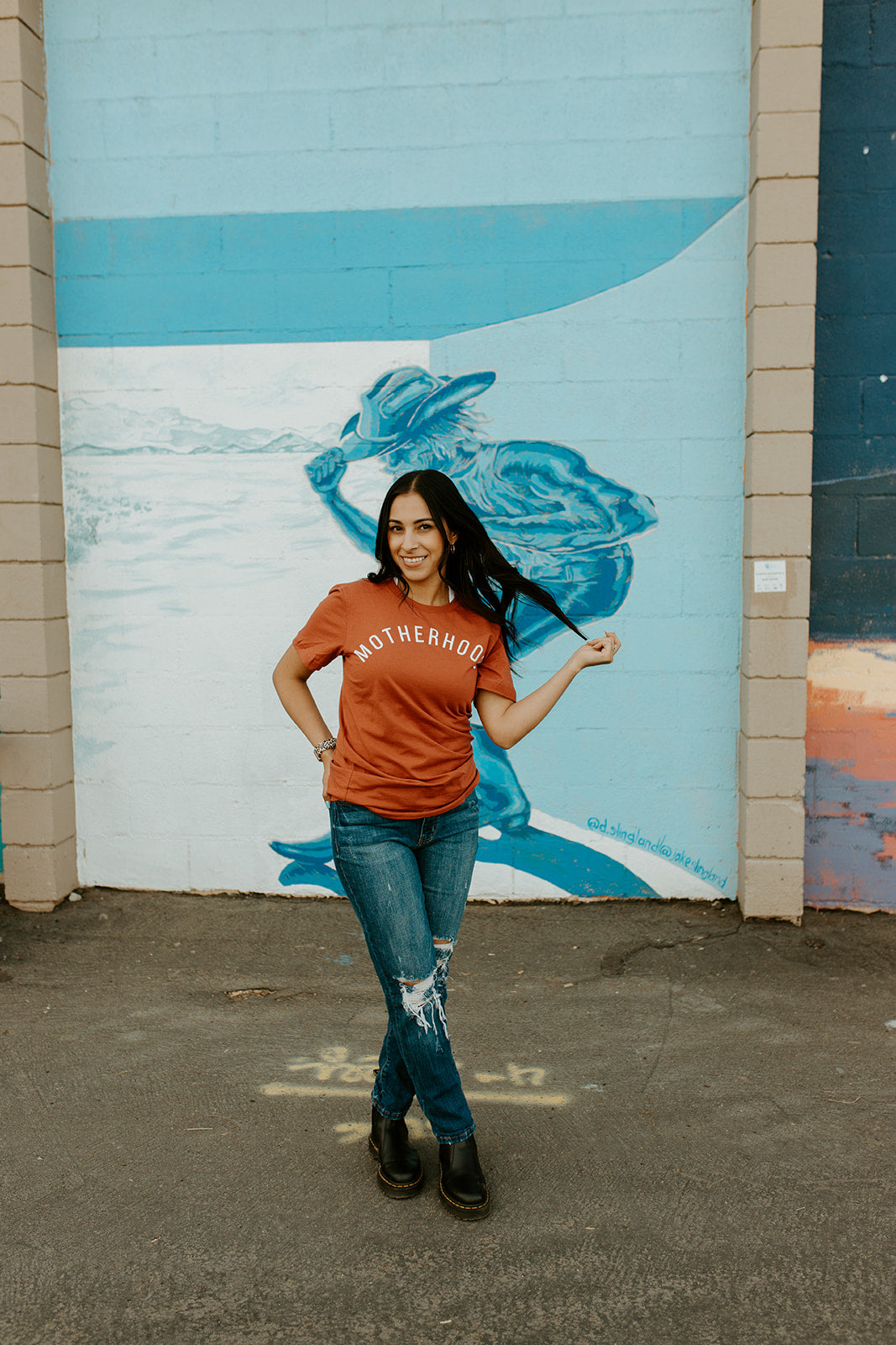 Rust Motherhood Tee